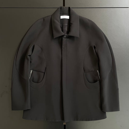 2019aw kiko kostadinov midnight stripe Irene Jacket L