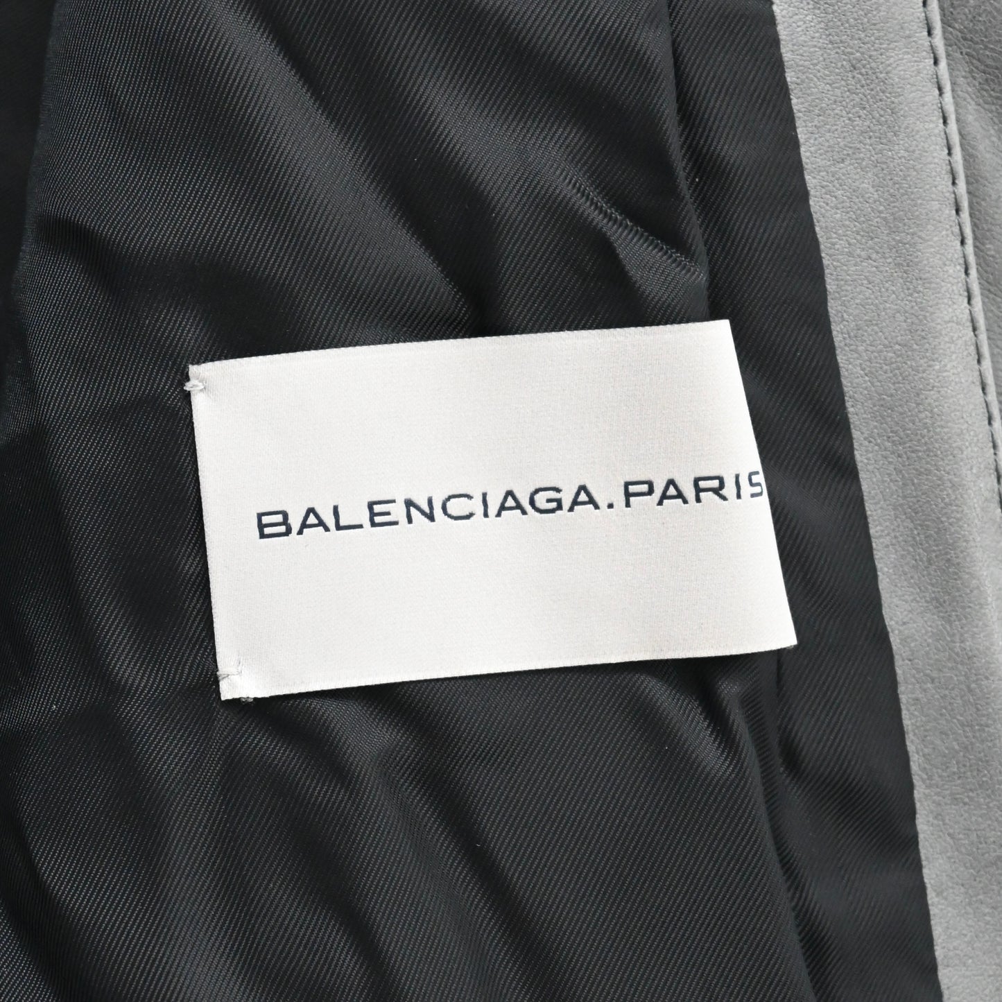 2010aw balenciaga high neck cow leather blouson 48