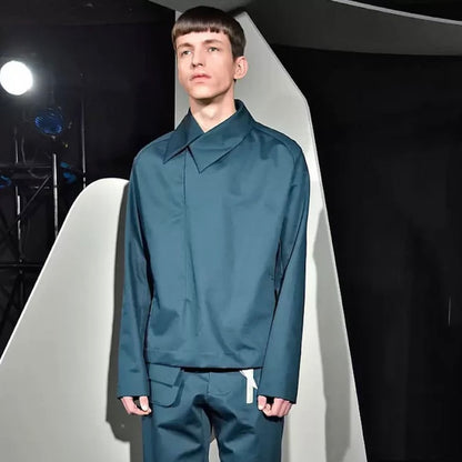 2017aw kiko kostadinov wrap collar pullover L