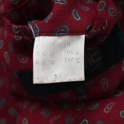 1980s comme des garcons homme mulch pocket wool bomber jacket M
