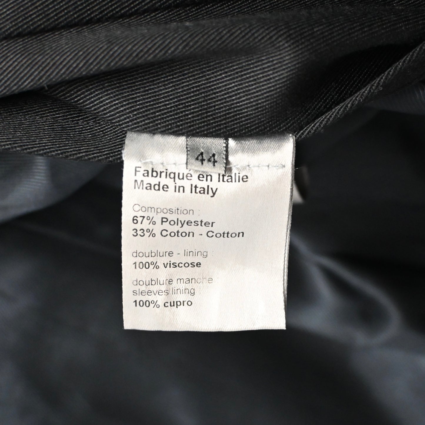 2008ss dior homme geometric pattern cotton half coat 44 by kris van assche