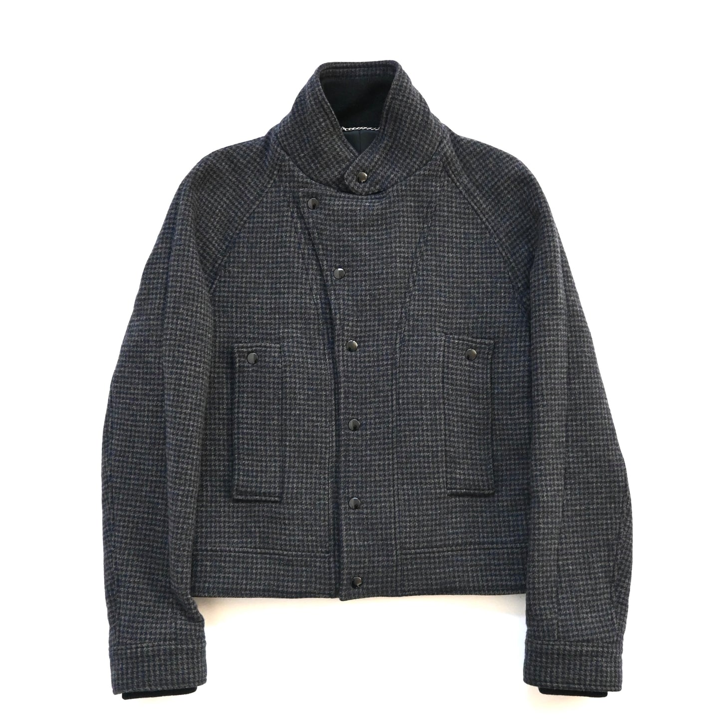 2008aw balenciaga tweed shawl collar jacket 44