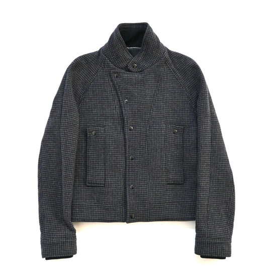 2008aw balenciaga tweed shawl collar jacket 44