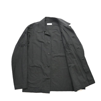 2017ss dries van noten embroidered cotton jacket46