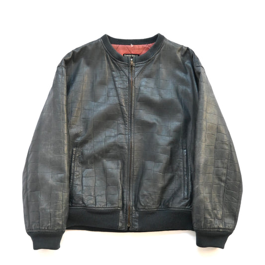 1990s giorgio armani gemuine leather ma-1 jacket 48