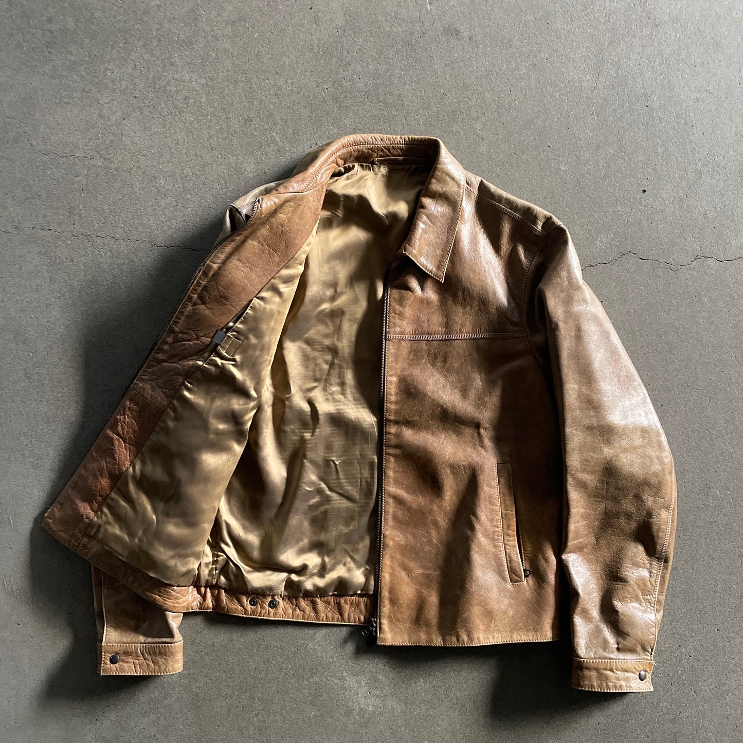 2001aw Neil barrett lamb leather jacket M