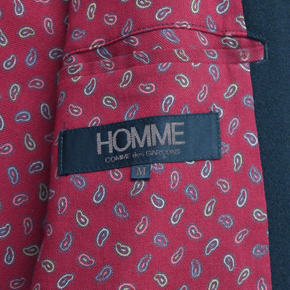 1980s comme des garcons homme mulch pocket wool bomber jacket M