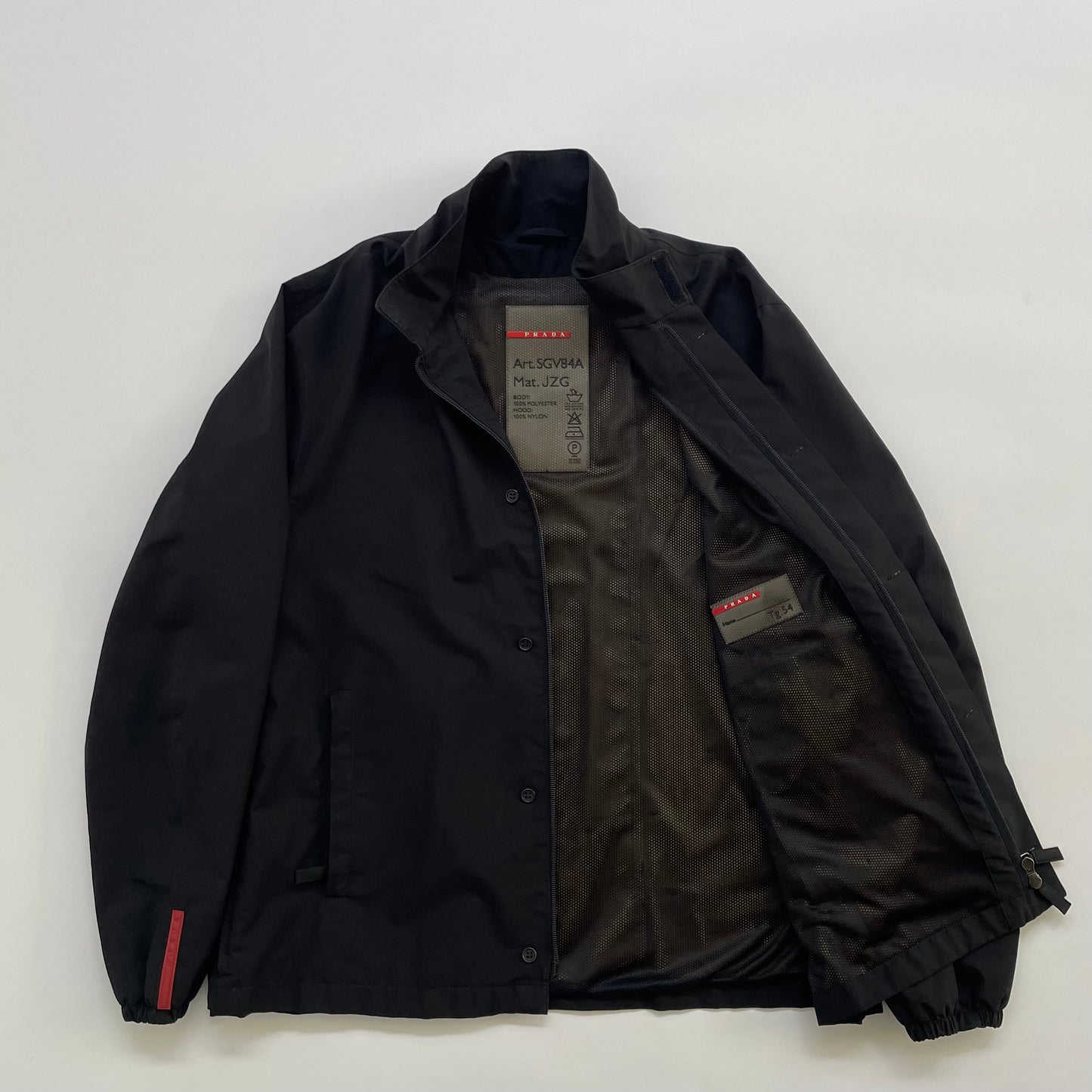 2000s prada sport sgv84a Gore-Tex blouson 54