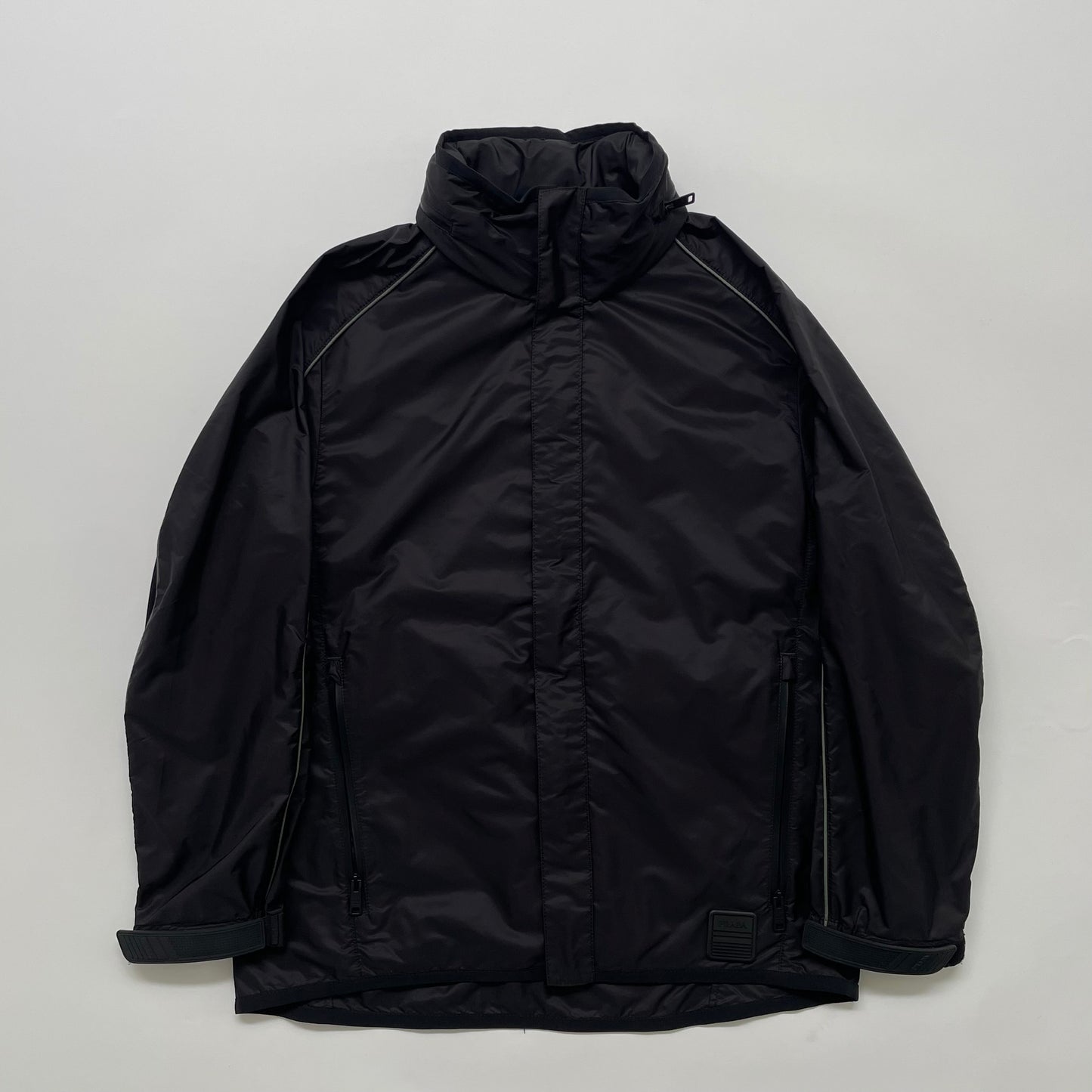 2018ss prada piping docking nylon blouson 44