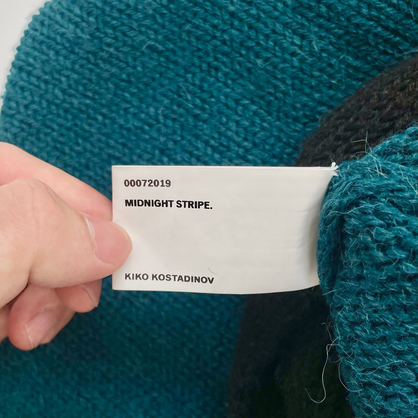 2019aw kiko kostadinov Ggeen merino and alpaca rex sweater S