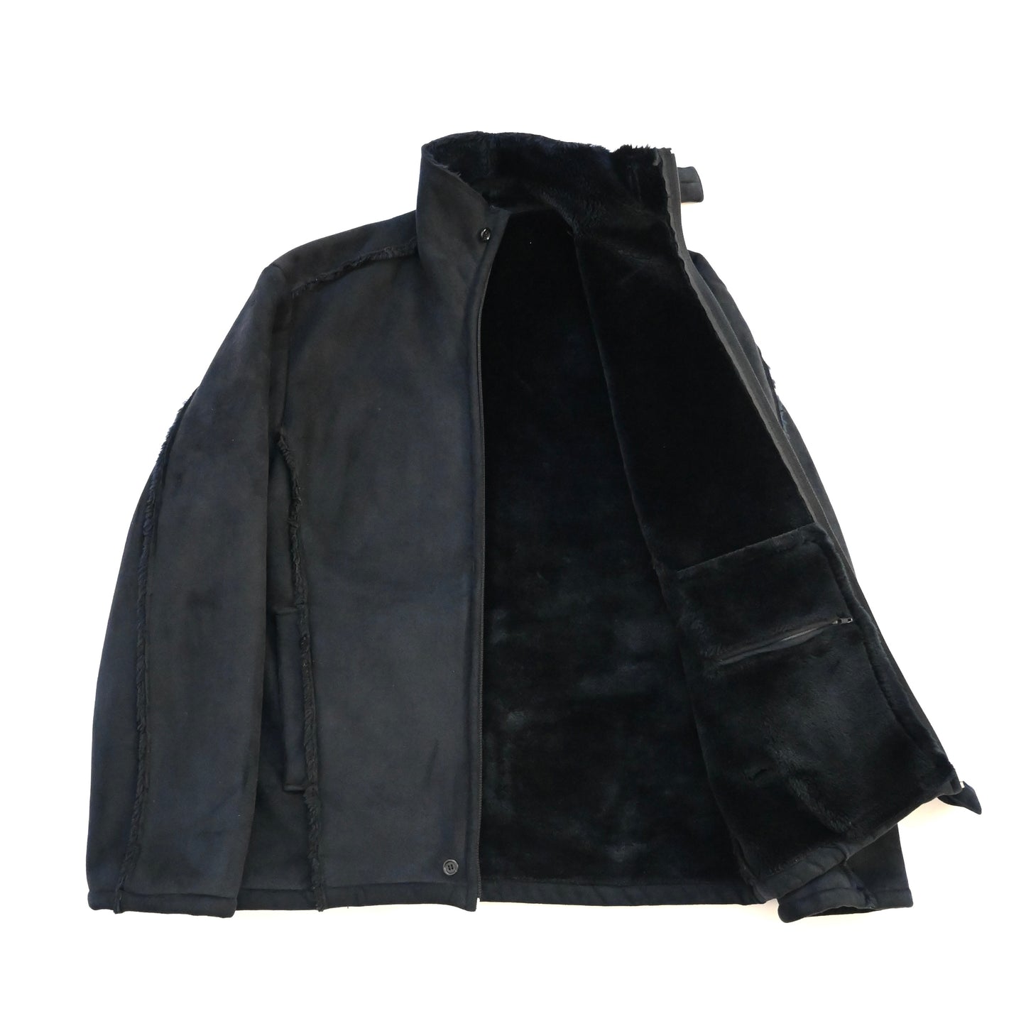 2000aw so by alexander van slobbe fake mouton diviser blouson 48