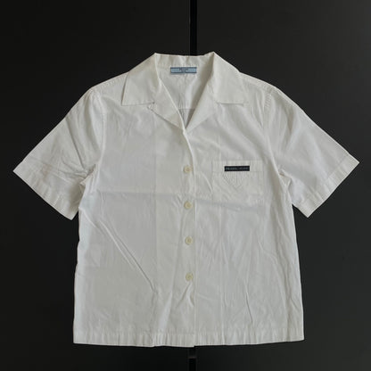 2019ss prada plate cotton shirt 38
