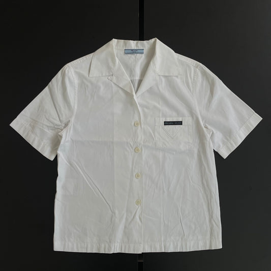 2019ss prada plate cotton shirt 38