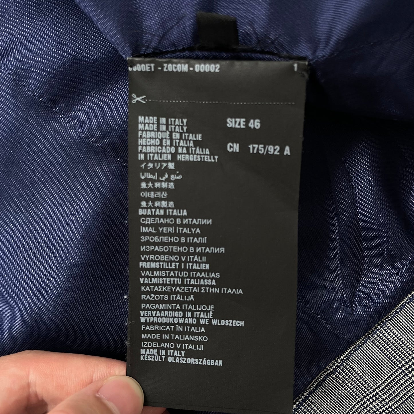 2015ss prada gray stitch blouson 46