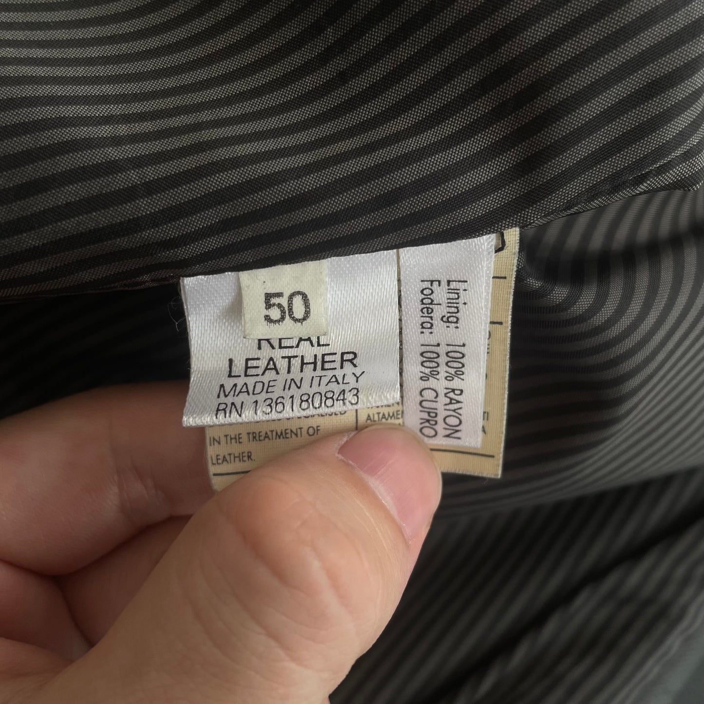 1990s salvatore ferragamo lamb leather jacket 50