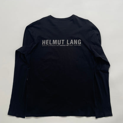 2002ss helmut lang cotton logo shirt XL