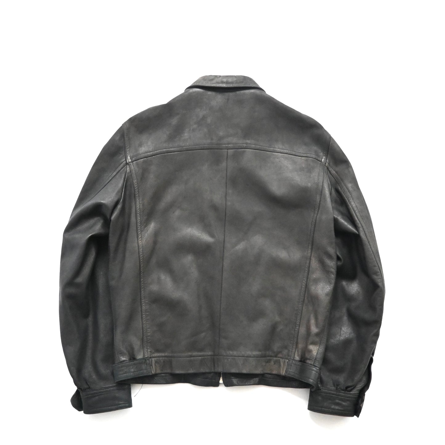 1990s agnes b gemuine leather jacket 1