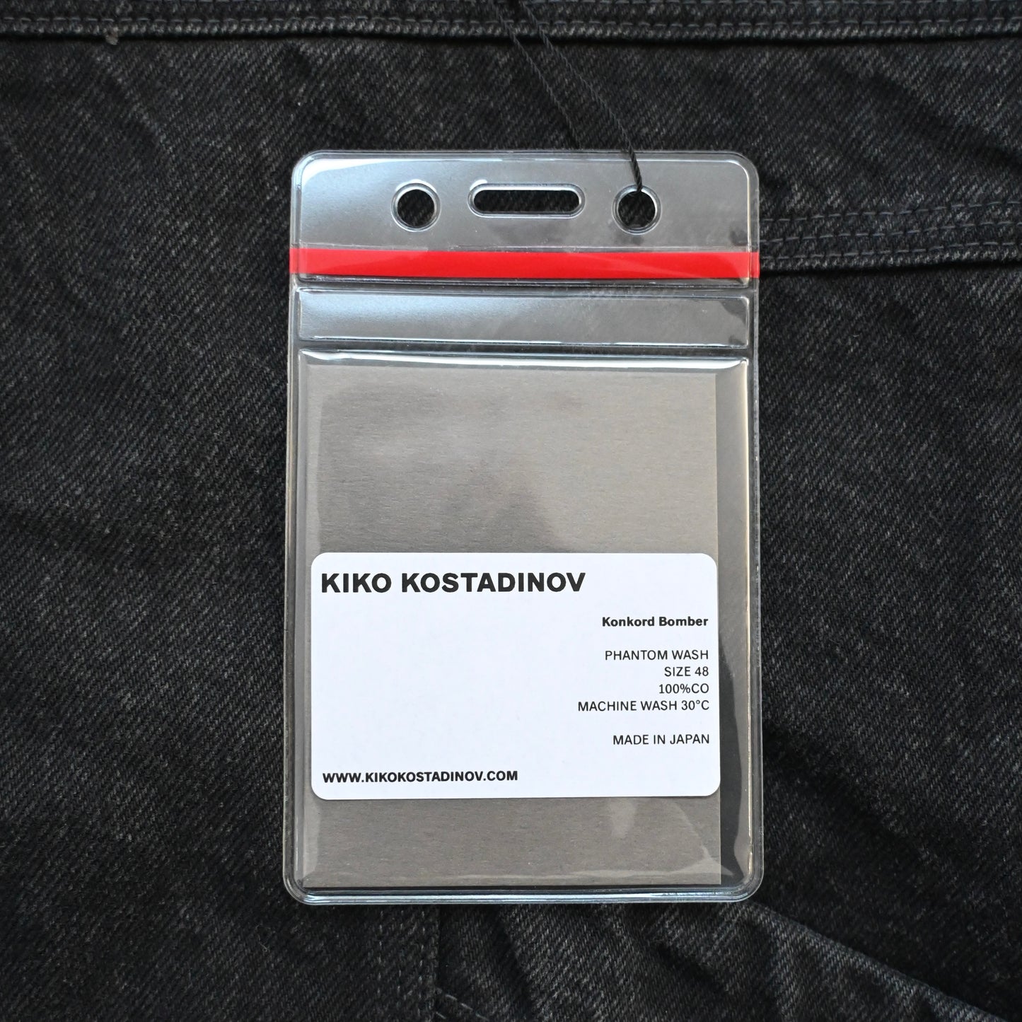 2025ss kiko kostadinov konkord denim bomber jacket 48