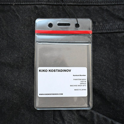 2025ss kiko kostadinov konkord denim bomber jacket 48