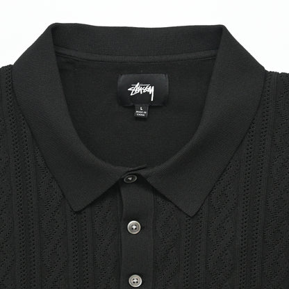 2020ss stussy polyester polo shirt L