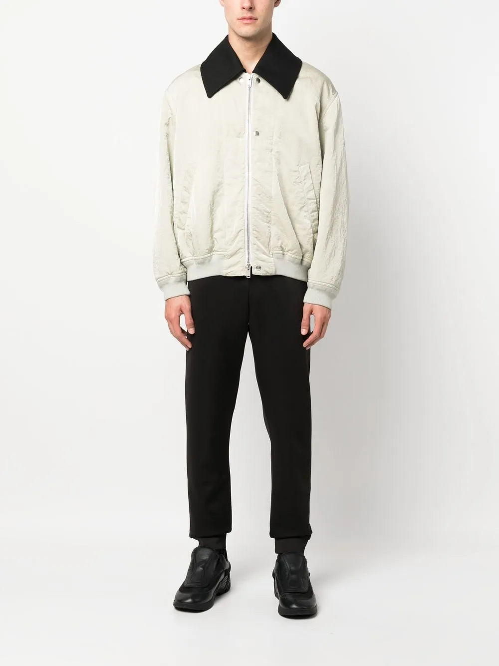 2021aw jil sander contrasting collar bomber jacket 48