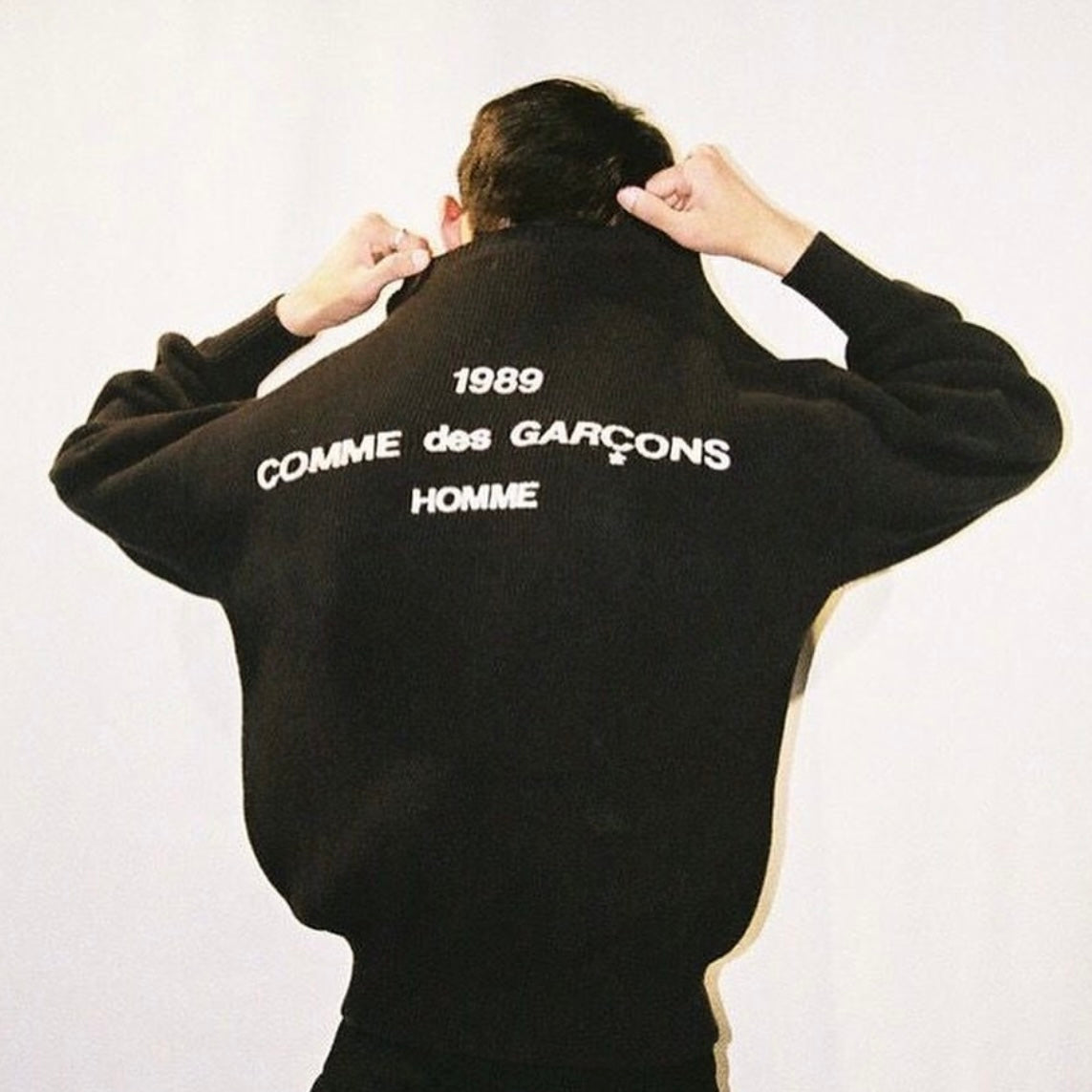 1988aw comme des garcons big logo kint L