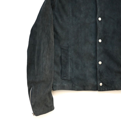 1990s emporio emporio armani suede leather jacket 48