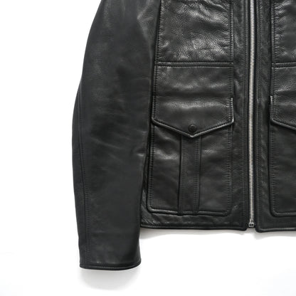 2015aw martin margiela riders cow leather jacket 52