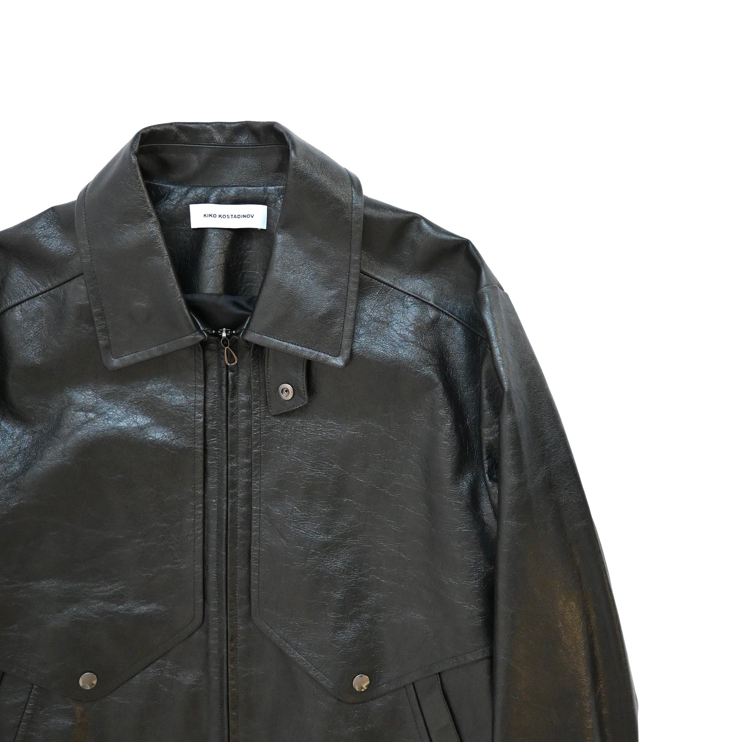 2023ss kiko kostadinov murad leather jacket 50