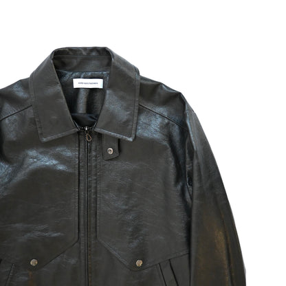 2023ss kiko kostadinov murad leather jacket 50