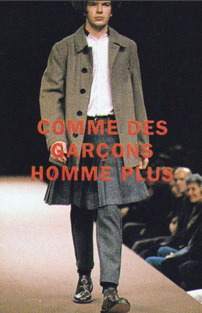 1998aw comme des garcons homme plus wool half coat L