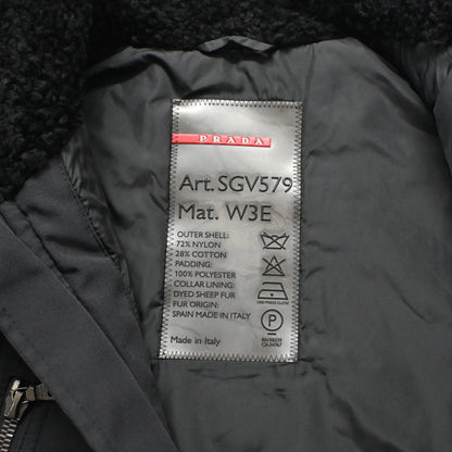 2000s prada sports boa docking  nylon gimmick jacket 54