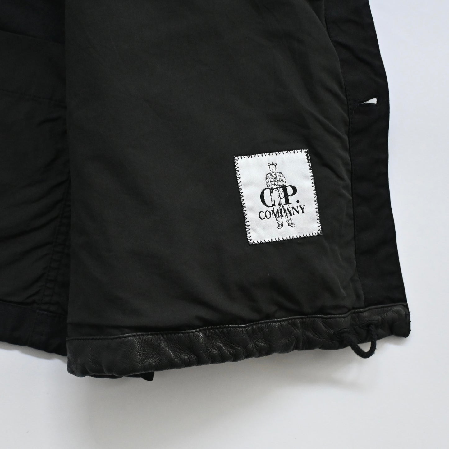 2005aw c.pcompany half leather docking jacket L