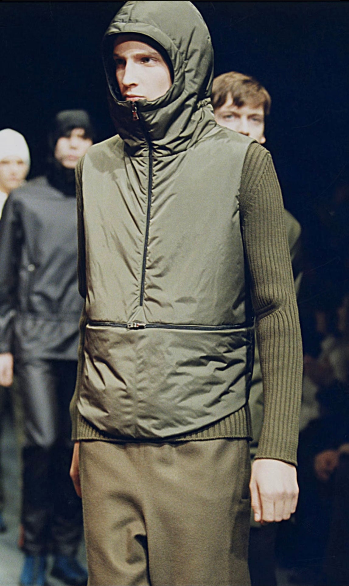 1999aw prada sport ninja down waistcoat 52