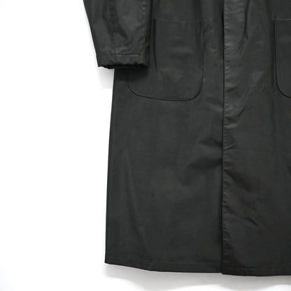 1996aw emporio armani detachable cotton collar vinylon long coat 52