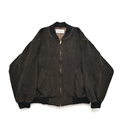 1980s Yves saint laurent wool bomber jacket 50