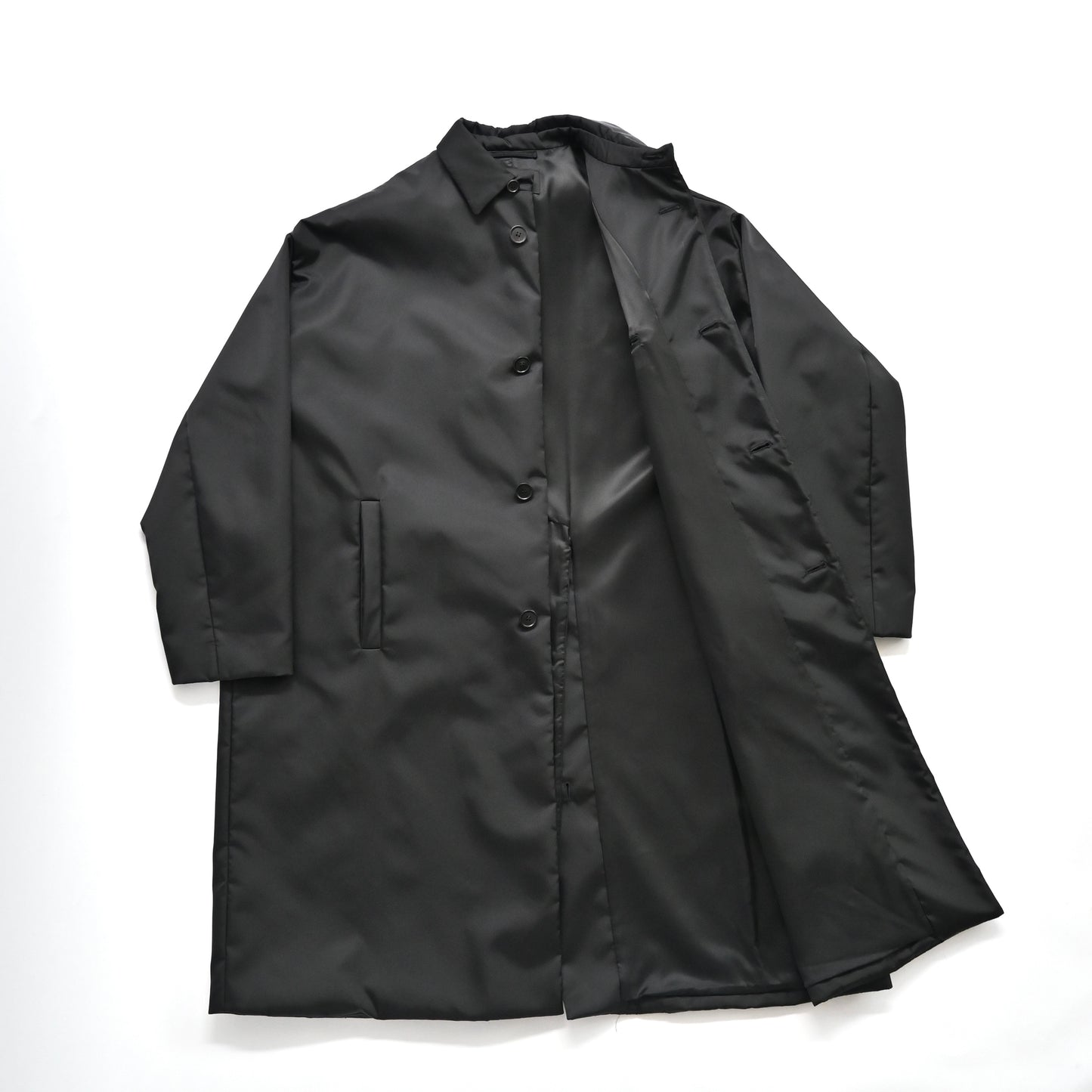 2021aw prada spg891 re nylon long coat L  by raf simons