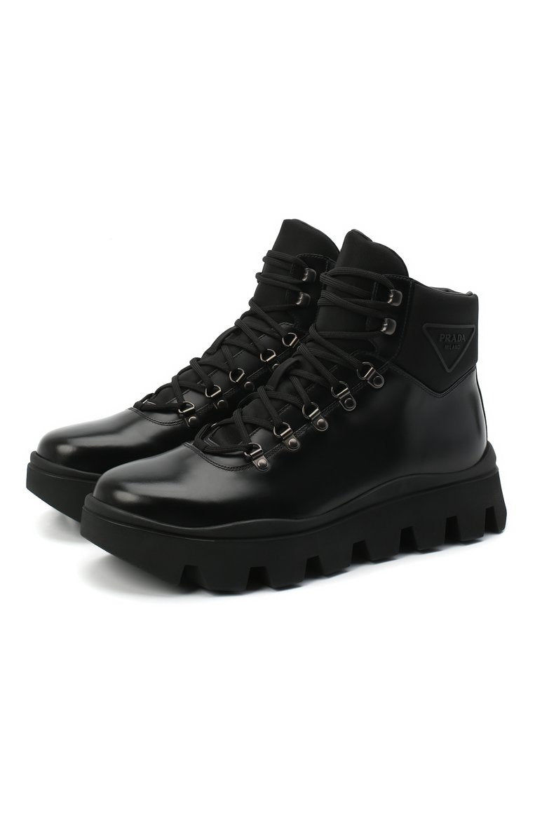 2022aw prada brushed spazzolato leather brixxen half-boot 7