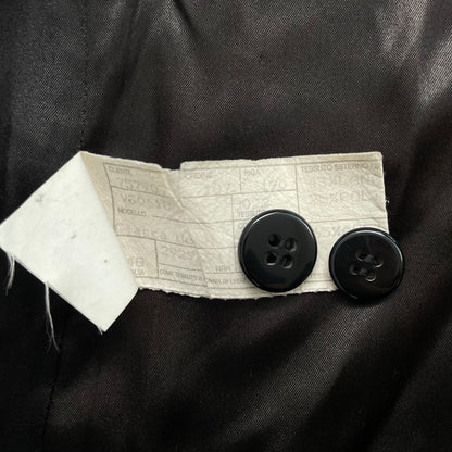 1990s emporio armani wool half coat 48