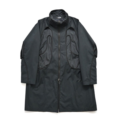 2007ss raf simons layered exposed lining zip up long coat 50