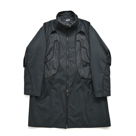 2007ss raf simons layered exposed lining zip up long coat 50