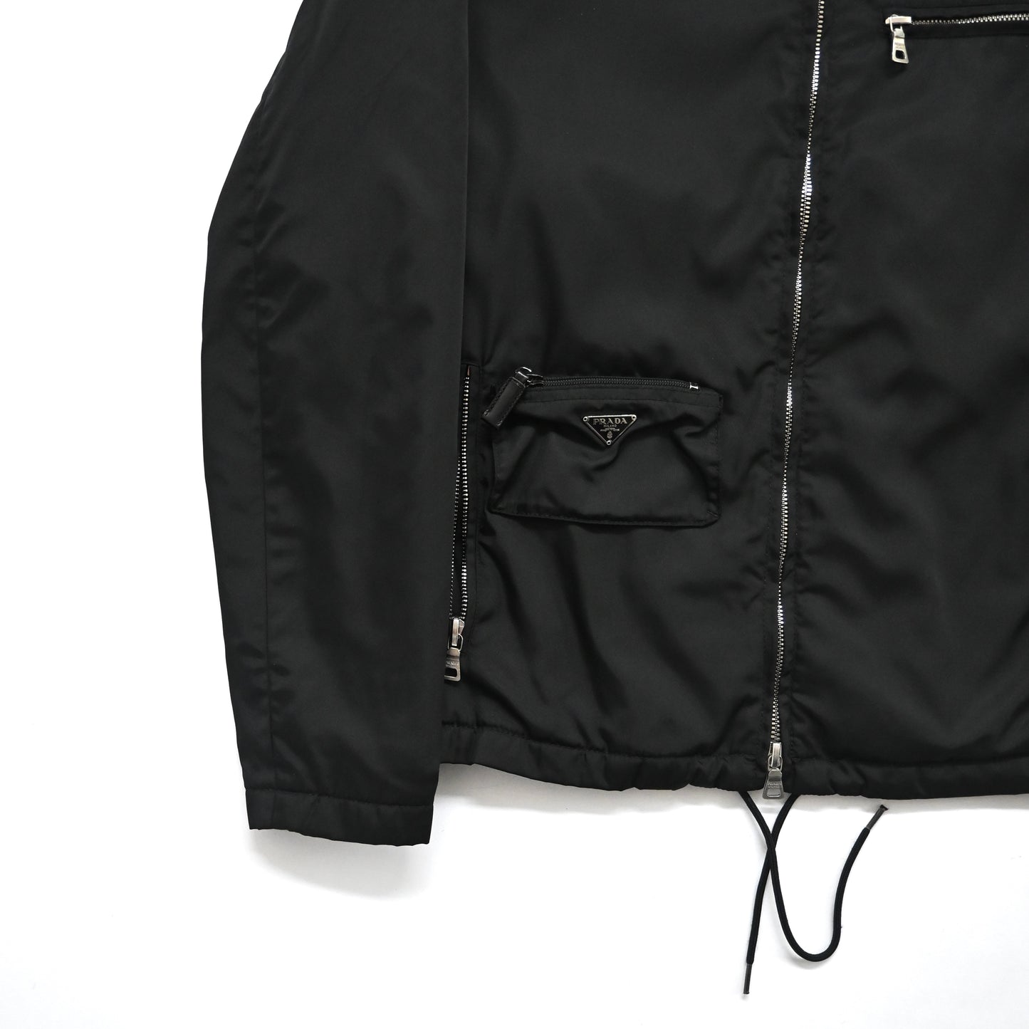 2000s prada front pocket nylon blouson S