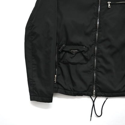 2000s prada front pocket nylon blouson S