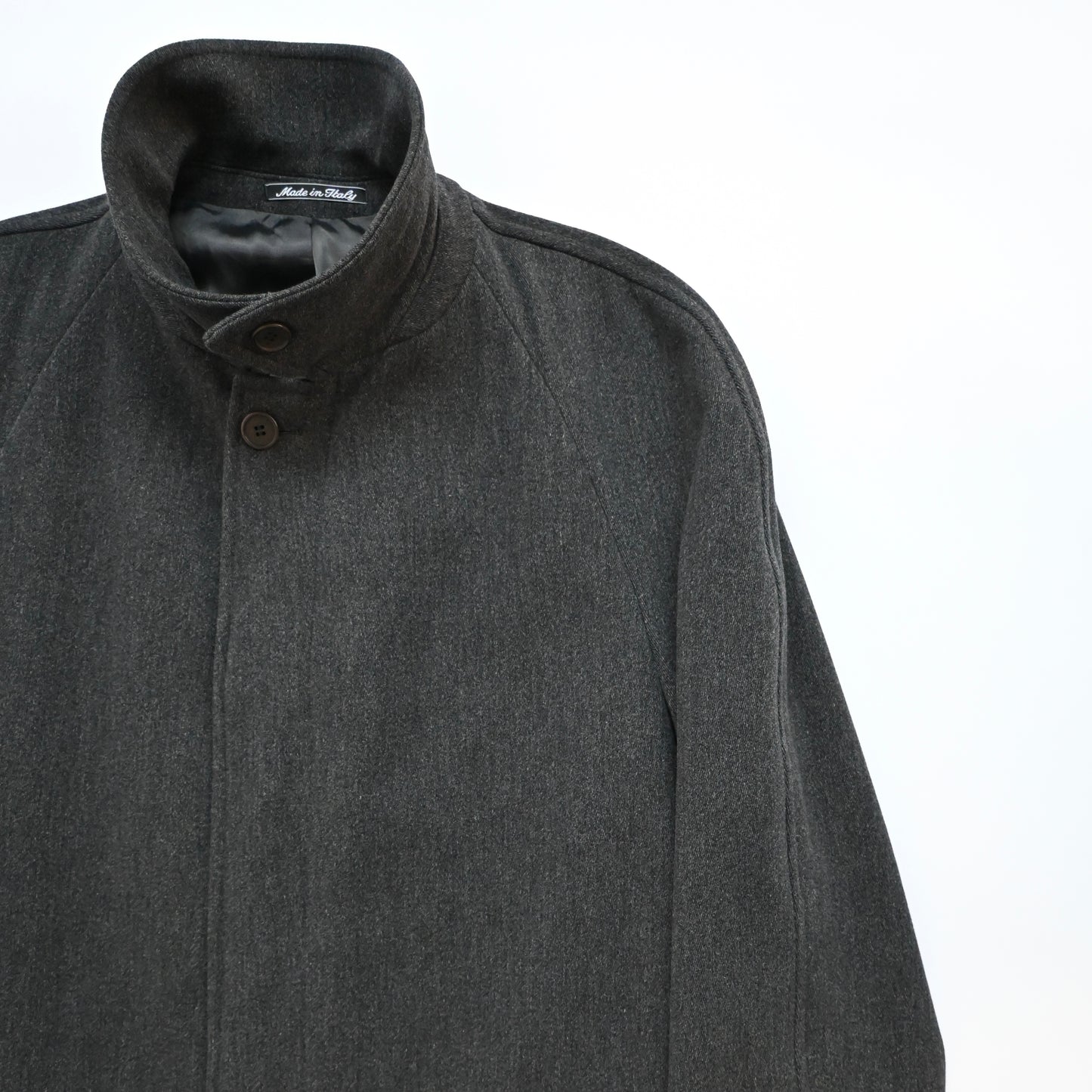 1990s giorgio armani wool long coat 48
