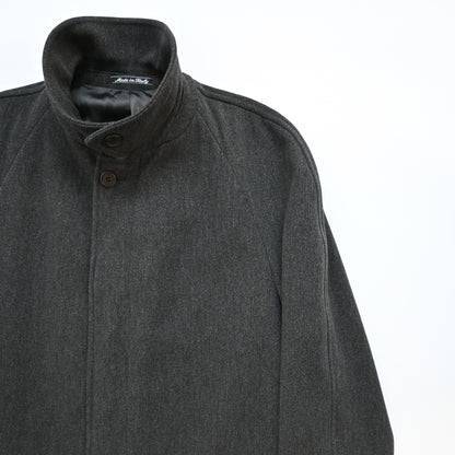 1990s giorgio armani wool long coat 48