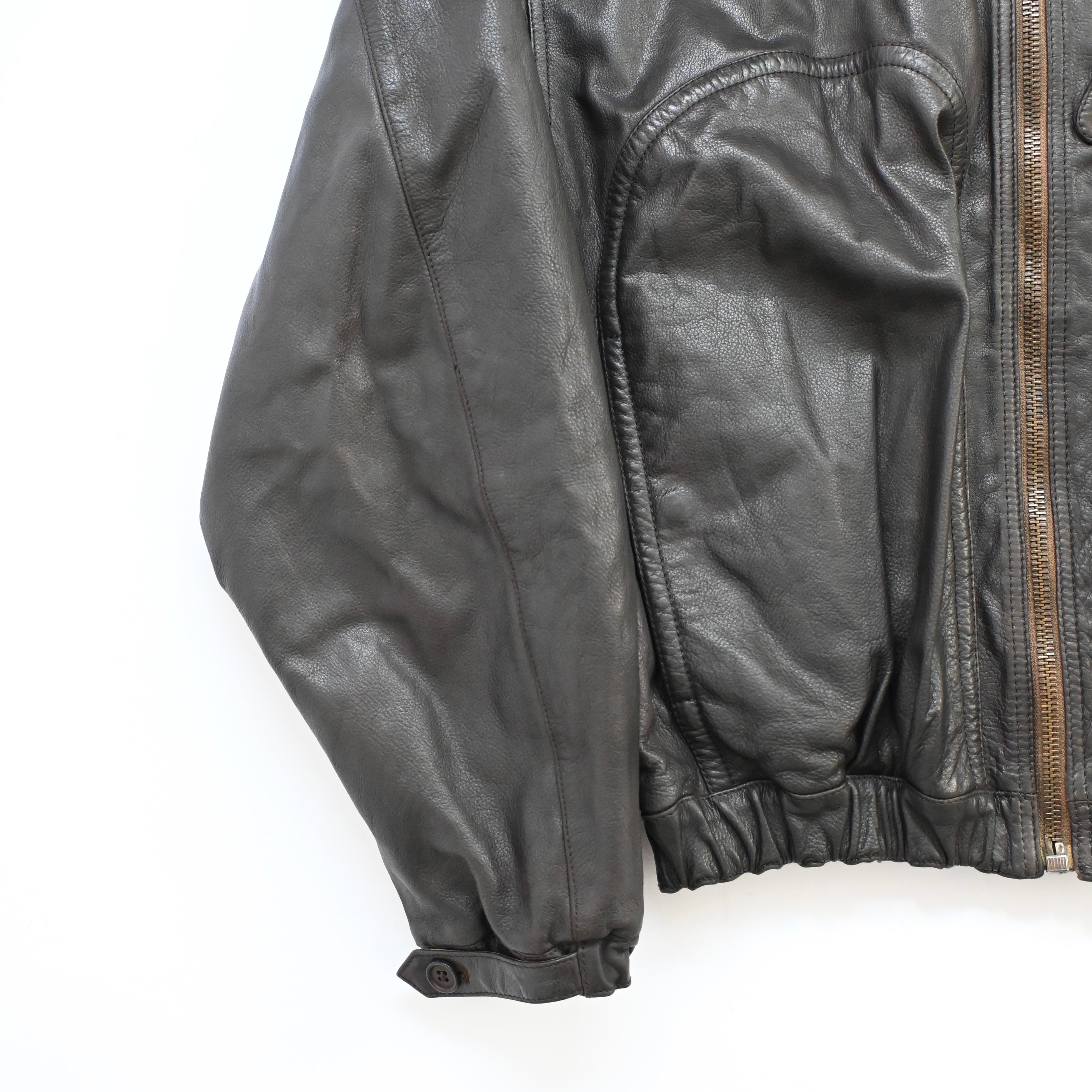 ジャケット・アウター archive 1990s lamb leather flight jacket archive 1990s lamb leather flight jacket