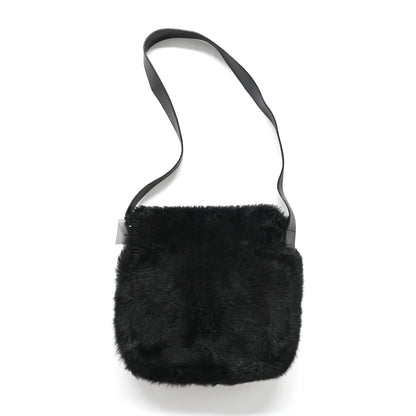 1996ss gucci black fur shoulder bag by tom ford