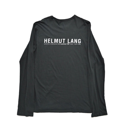 2002ss helmut lang cotton logo shirt XL