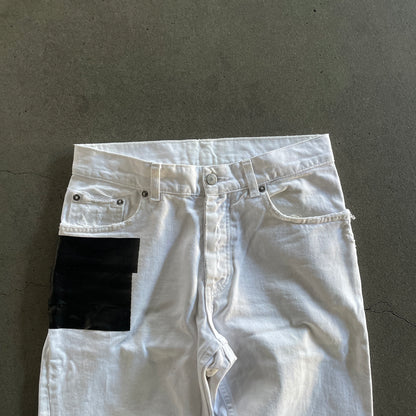 2003ss helmut lang rubber docking denim 30