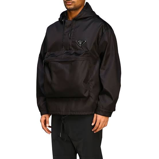 2020ss prada sgb407 anorak nylon hoodie S – vexed_store